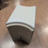Global Views Wood & Leather Cinch Bench