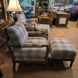 Leilani Accent Chair w/Ottoman