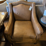 Sam Moore Studded Leather Arm Chair
