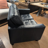 Ashley Altonbury Blue Leather Loveseat