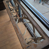 Antler Base Sofa Table w/Glass Top Insert