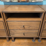 Grain Wood Furniture 2 Drawer MidMod Nightstand