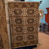 Flatweave wool rug 4'x6'