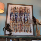 ARTWORK ABSTRACT "TRANSCIENCE" FRAMED