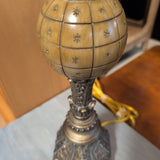 Ornate Table Lamp w/Orb **PAIR**