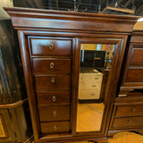 ART Furniture Avignon Armoire ~ 8 Drawer ~ Sliding Glass Door