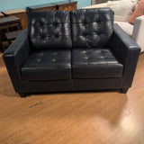 Ashley Altonbury Blue Leather Loveseat