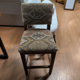 Grandin Road Ferrara Kilim Seat Barstool