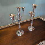 STERLING Candelabra PAIR candlesticks