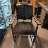 Vintage Brindle Arm Chair ~ **AS IS**