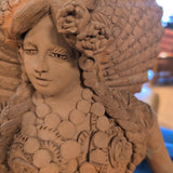 Terracotta Muneca Folk Art