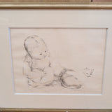 lila copeland, young girl with cat, limited edition