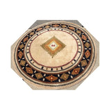 round Southwest rug 8'