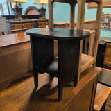 Small Oval Black Table/Stand