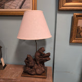 TABLE LAMP BEARS PLAYING