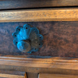 Francisco Carved Leather 7 Drawer Dresser