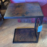 Hook C-Shaped Copper Side Table