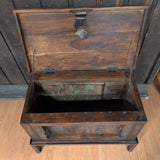 Carved Trunk on Metal Stand