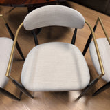 Arhaus Jagger Black & Gold Dining Chair ~ *Set of 10*