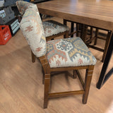 Grandin Road Ferrara Kilim Seat Barstool
