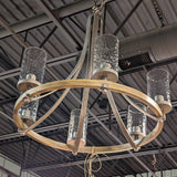 Chandelier 6 Light Angelo Candle Ring