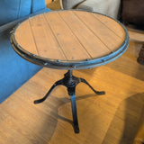 Litton Lane Industrial Round Table ~ Non-Adjustable