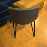 Ashley Metal & Faux Leather Dining Chair