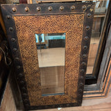 MIRROR HAMMERED METAL DISTRESSED
