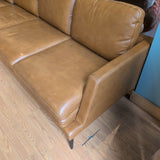 Moroni Rica 2 Piece Modern Brown Sectional Sofa