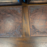 Francisco Carved Leather 7 Drawer Dresser