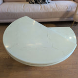 Karl Springer Style Rotating Coffee Table