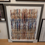 ARTWORK ABSTRACT "TRANSCIENCE" FRAMED