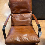 Arlow Top Grain Leather Lounge Chair