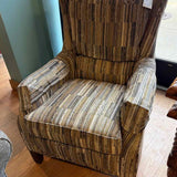 King Hickory Living Room Writer Chair ~ Tan/Green/Brown