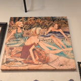 ARTWORK kathy womack, women and wine, Poolside