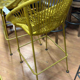 Article Kasiko Yellow Outdoor Barstool