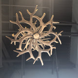 CHANDELIER DEER 12 LIGHT