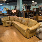 La-Z-Boy Devon 4 Piece Tan Double Powered Recliner Sectional