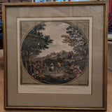 Artwork FRANCESCO BARTOLOZZI antique etching framed (1775?)