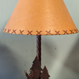 Iron Twist Base Table Lamp ~ Deer