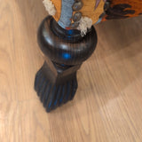 Unique WingBack armchair colorful fabric
