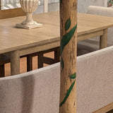 Sticks Designer Painted Log Coat Tree