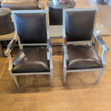 Set Of 2 As Is Louis XVI Style Armchairs