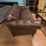 Hancock & Moore Studded, Tufted Leather Sofa