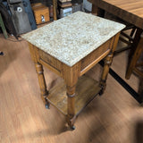 Small Kitchen Island~ Granite Top~ As is