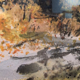 Artwork mtn landscape original watercolor