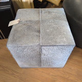 Hair on Hide Cube Ottoman