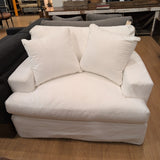 Macy's Brenalee White Chair and a Half