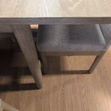 West Elm Hargrove 5pc Banquette Dining Set w/Leaf