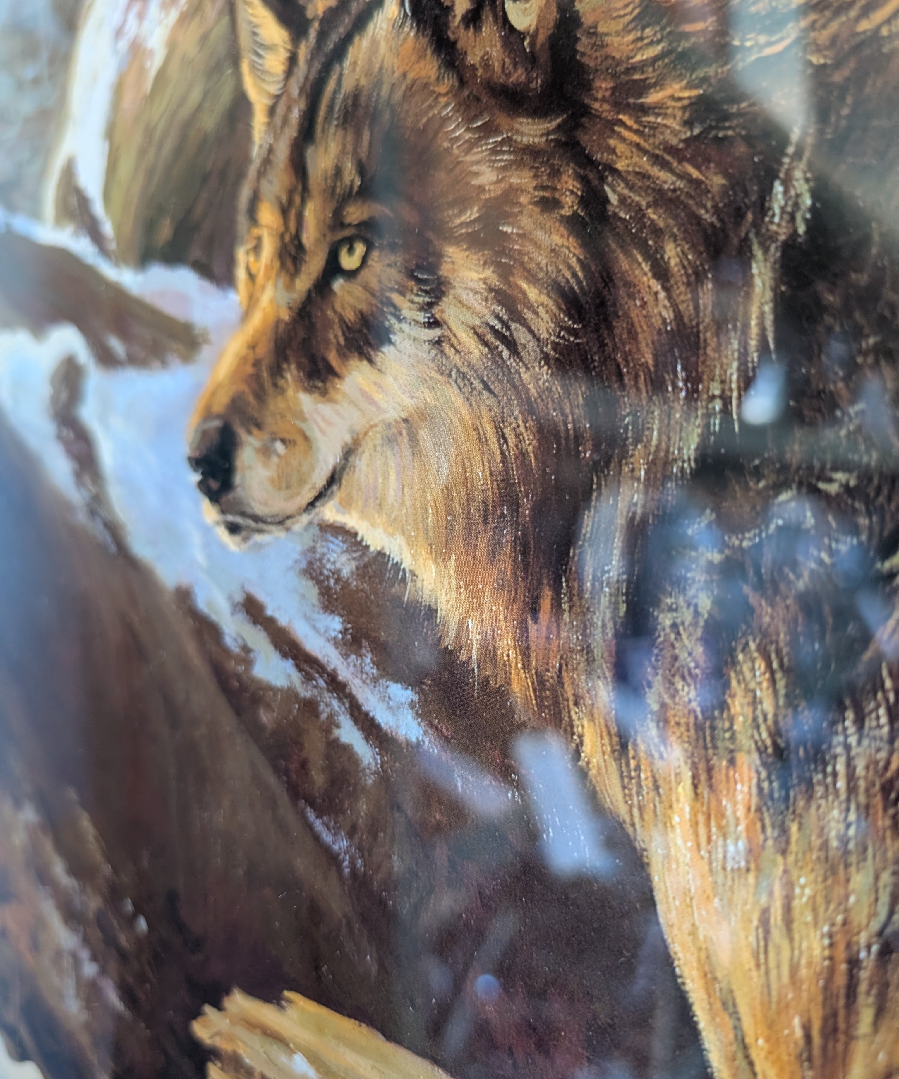 WOLVES IN WINTER PRINT